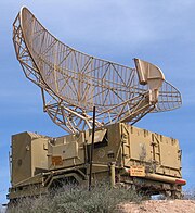 Israeli military radar is typical of the type of radar used for air traffic control. The antenna rotates at a steady rate, sweeping the local airspace with a narrow vertical fan-shaped beam, to detect aircraft at all altitudes