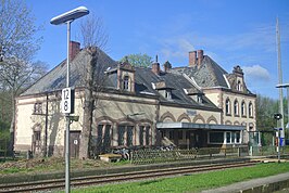 Het voormalige stationsgebouw van Voldagsen 1896 (2017)