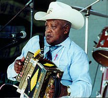 Boozoo Chavis at the 2000 Original Southwest Zydeco Festival