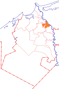 Location in Beheira Governorate