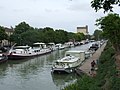 Garonne-Seitenkanal in Moissac