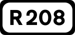 R208 road shield}}