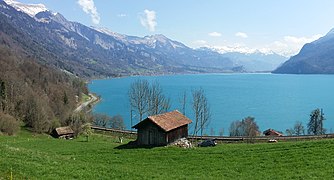 Le lac au printemps.