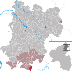 Läget för Gackenbach i Westerwaldkreis