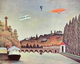 Douanier Rousseau : Vue du pont de Sèvres (1908).