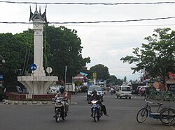 Straat in Payakumbuh