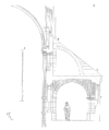 Triforium of Saint-Germer, drawn by Viollet-le-Duc