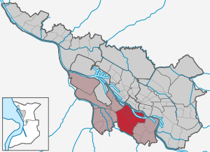 Stadt Bremen, Stadtteil Neustadt hervorgehoben