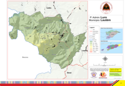 Official map of the Administrative post