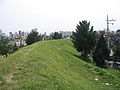 The remains of a major rammed earth fortress of the early Baekje kingdom, c. 3rd or 4th century. Seoul, South Korea.