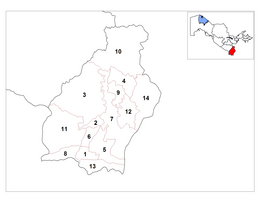 Distretto di Sherobod – Mappa