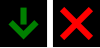 S-4 "traffic light with signals for lanes" (green arrow – you can drive on the lane, red cross – do not use the lane)