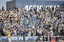 Aggie Pack at a football game vs. Cal Poly (2019)