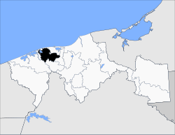 Location o the municipality in Tabasco.