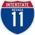 Interstate 11 marker