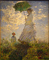 La passeggiata (Camille Monet con il figlio Jean sulla collina) (1875) di Claude Monet