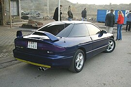 Ford Probe s ŠPZ okresu Nitra vzoru O92 (dvojriadková verzia typu O86) vydávaná v rokoch 1992-1994