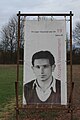 Affiche à l'entrée du mémorial, Moszek Wassermann.