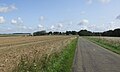 Vue du village depuis la route de Vendelles.