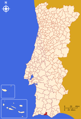 Localização de Albufeira