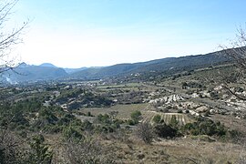 A general view of Moulès-et-Baucels