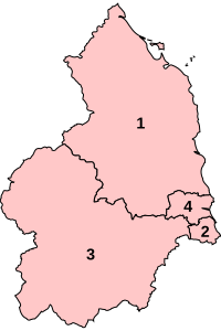 Parliamentary constituencies in Northumberland (1997–2010)