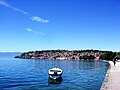 Ohrid City on the shores of Ohrid Lake