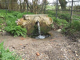 Bron aan de kant van de weg in Great Leighs