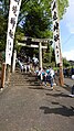 太刀振りの道振り（明境神社）