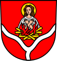 stehen für den Märtyrertod, hier der Afra von Augsburg (Täferrot DE)