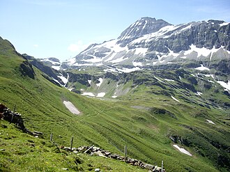 Der Felber Tauern von Norden her gesehen, rechts der Tauernkogel