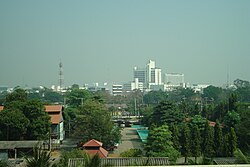 Phitsanulok skyline from the Grand Riverside Hotel