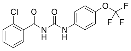 Structuurformule van triflumuron