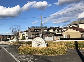 松橋町の住宅地