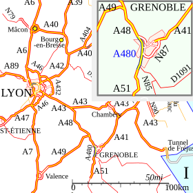 Carte de la route.