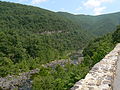 View to northeast from overlook