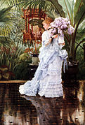 Day dress, c. 1875 James Tissot painting.