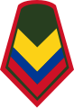 Sargento segundo (Colombian National Army)[7]