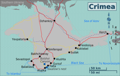 Map of Crimea