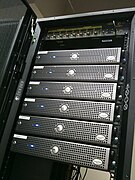 カナダの会社RackNineで使われているPowerEdge（2010年撮影）