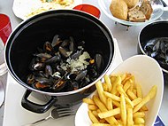 Belgian moules frites