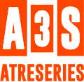 Logotipo de Atreseries entre 2015 y 2020.