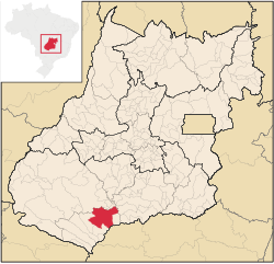 Location in Goiás state