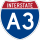 Interstate A-3 marker