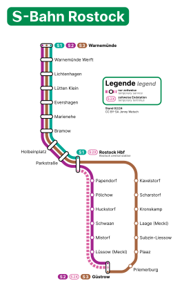 Image illustrative de l’article S-Bahn de Rostock