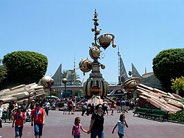 Tomorrowland in Disneyland Park te Anaheim