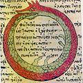 Ouroboros in een Grieks manuscript