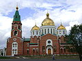 La cathédrale orthodoxe russe d'Öskemen.