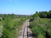 De lijn in Gourfaleur in 2010