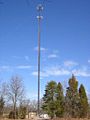 A cell tower near Thicketty, South Carolina.